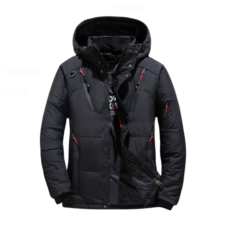 DOWN FKOW – Ski-Jacke und Skihose Set - Schwarz