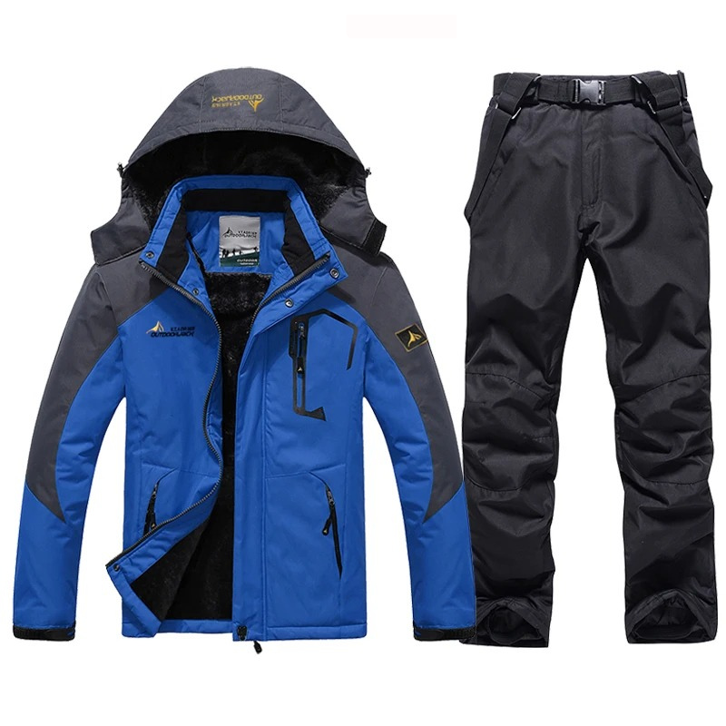 OUTDOOR JACKET – Ski-Jacke und Skihose Set - Blau