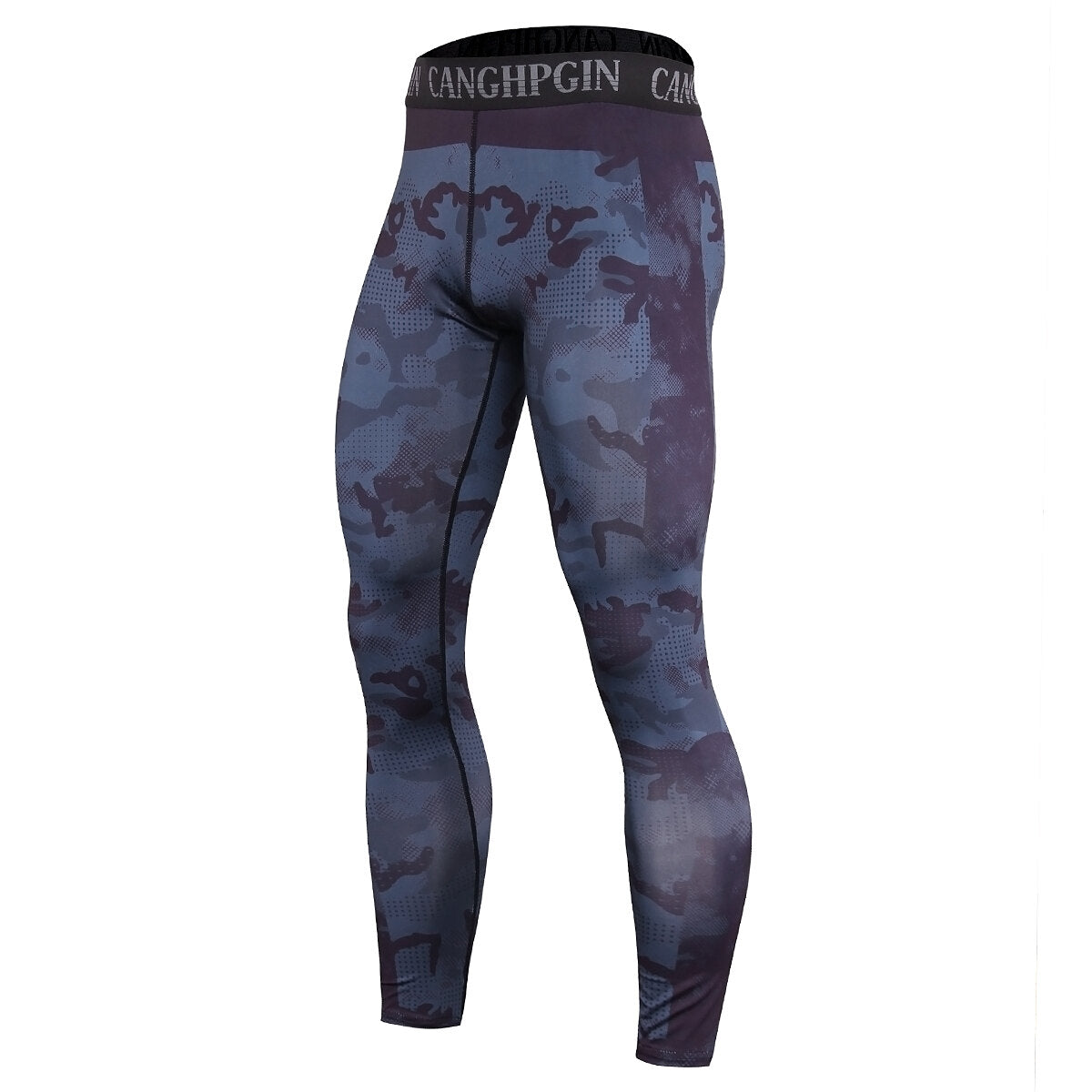 CAILAOBAN - Premium Thermo-Unterwäsche - Blau - Grau getarnt