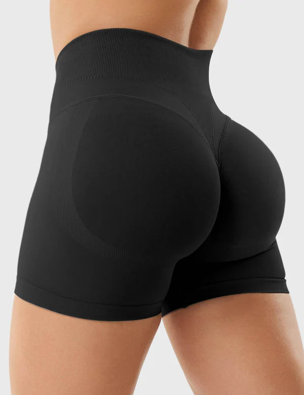 RYVA - Nahtlose Shorts mit Shaping-Effekt - Schwarz
